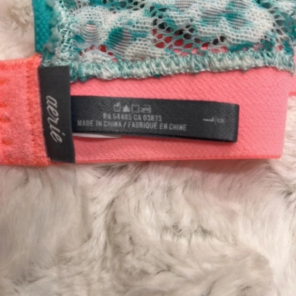 Aerie 🪶 aqua‎ lace bralette